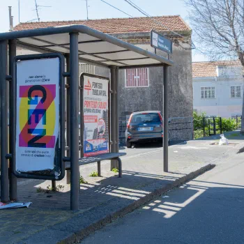 Foto del manifesto di Leonardo Barcio