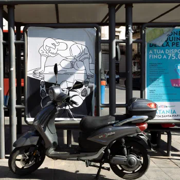 Foto del manifesto di Rossella Santapaola