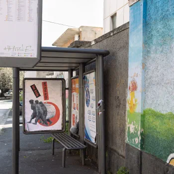 Foto del manifesto di Serena Scarito