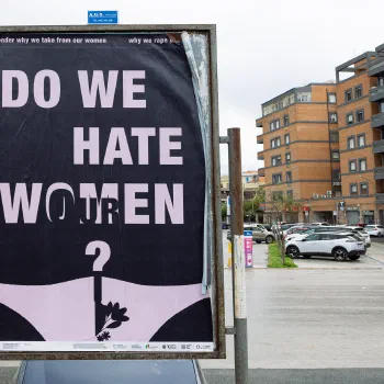 Foto del manifesto di Chiara Contino