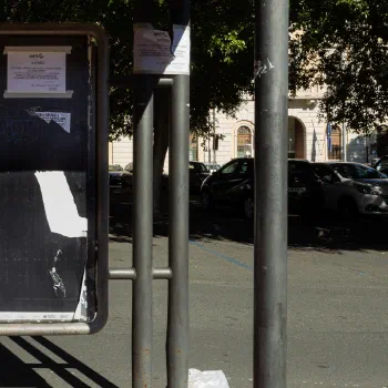 Foto del manifesto di Margherita Malerba