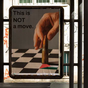 Foto del manifesto di Elisa Colletti