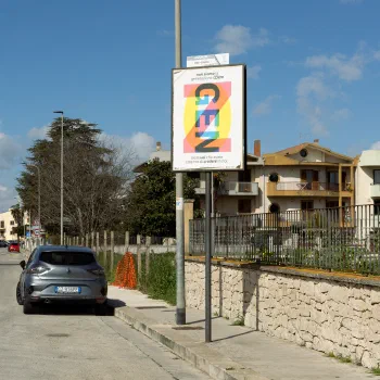 Foto del manifesto di Leonardo Barcio